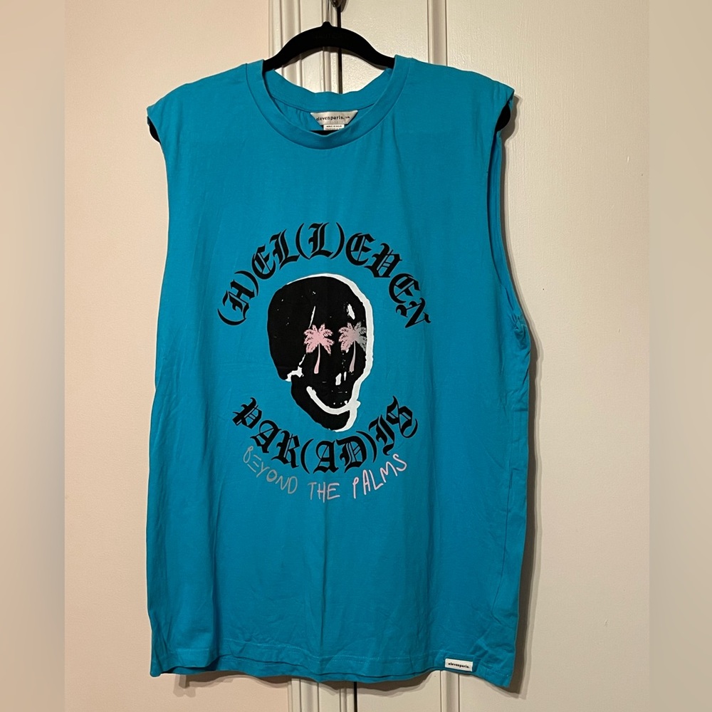 Eleven Paris Blue Tank Top